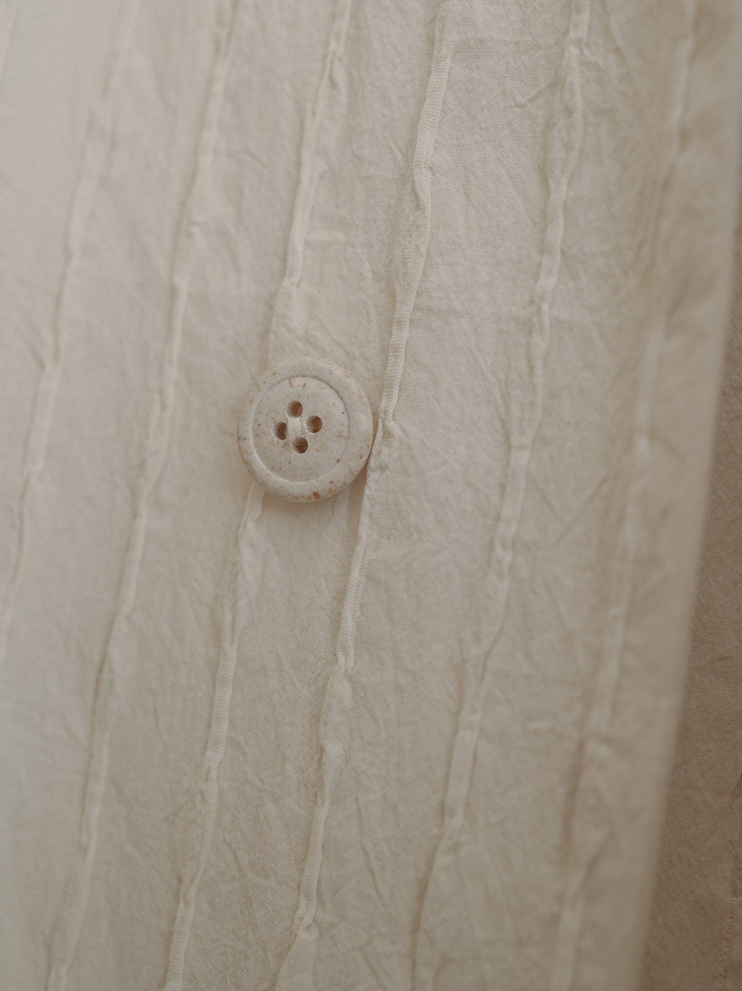 Cotton pleated cocoon jacket 稿紙皺褶大衣
