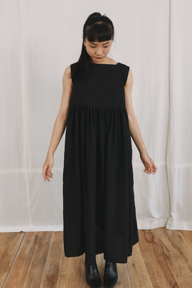 summer long dress 透膚長洋裝 無袖版