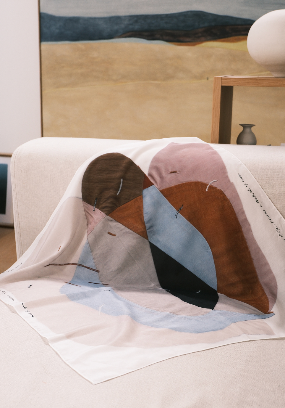 Patchwork Dialogue: Flower 花卉絲巾